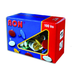 Připínáčky 224/100 barevné RON